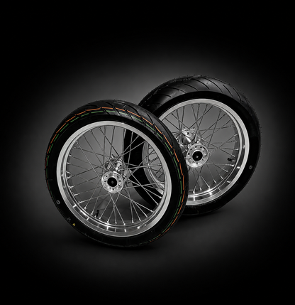 Chrome Ultra Bee Supermoto Wheel Set